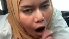 HIJAB Maniak Sotong Crot Di Mulut